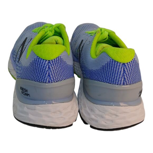 New Balance Fresh Foam 880 Women's Blue & Lime Green Sneakers - Size 10B - Picture 4 of 7